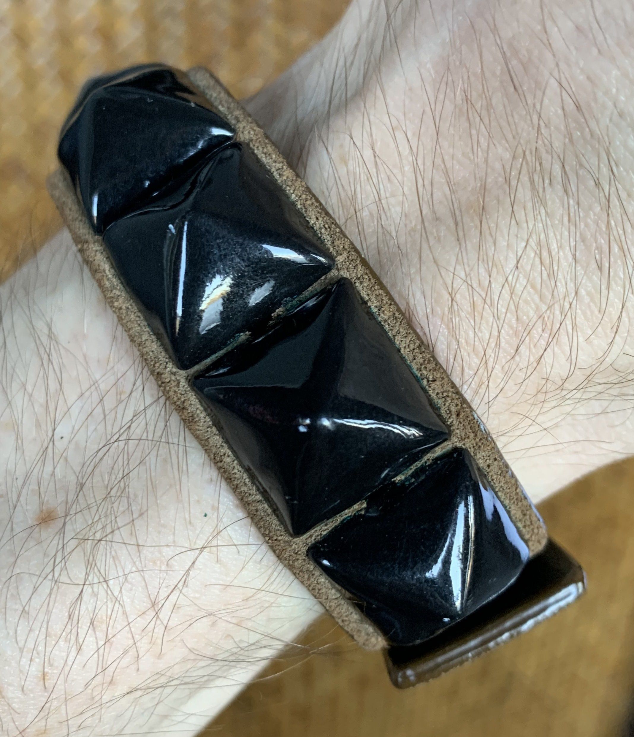 Number (N)ine Number Nine Takahiro Miyashita Leather Punk Cuff