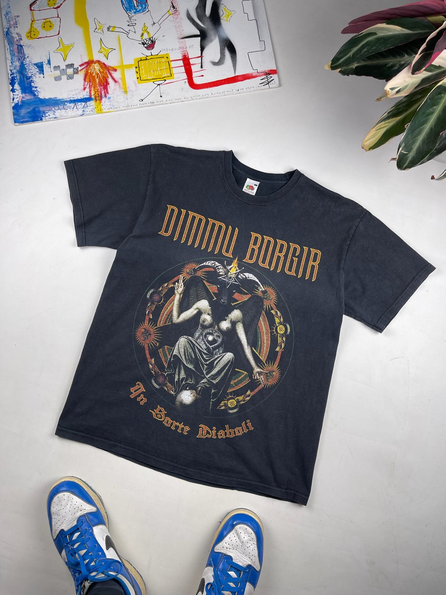 Band Tees Dimmu Borgir Black Metal Vintage Band Tee sexy women devil Size US L / EU 52-54 / 3 - 2 Thumbnail
