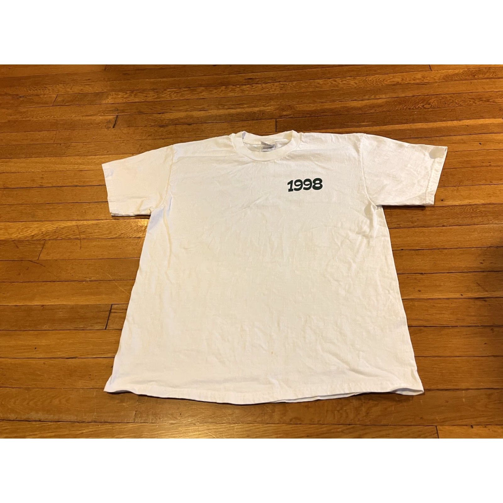 Hanes VINTAGE Hanes Camp Weitzel Lake Champlain Wesport New York 1998 Shirt Men’s Large White 90s Logo Size US L / EU 52-54 / 3 - 3 Thumbnail