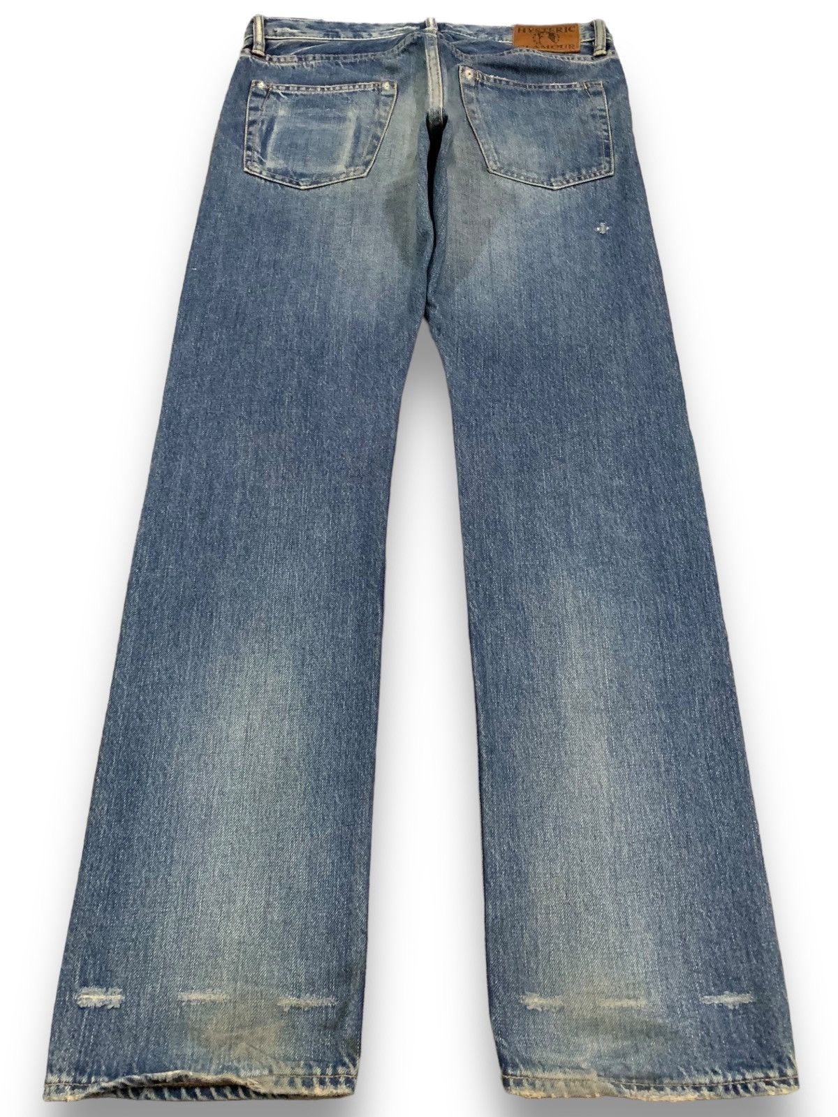 Hysteric Glamour Vintage Hysteric Glamour Selvedge Studded Distressed Jeans Size US 31 - 3 Thumbnail
