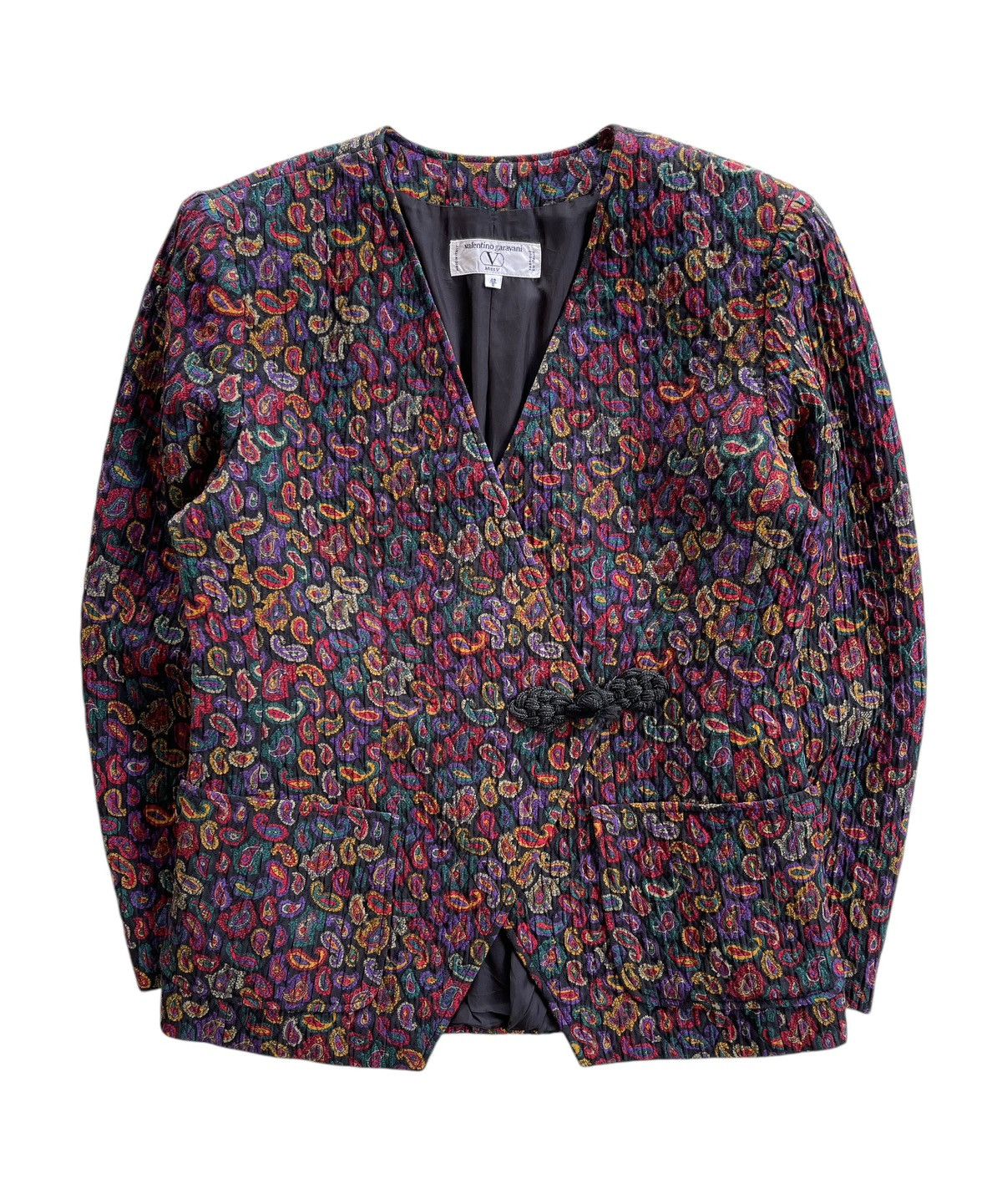 Valentino Valentino Garavani Asymmetrical Paisley Jacket Size M / US 6-8 / IT 42-44 - 1 Thumbnail