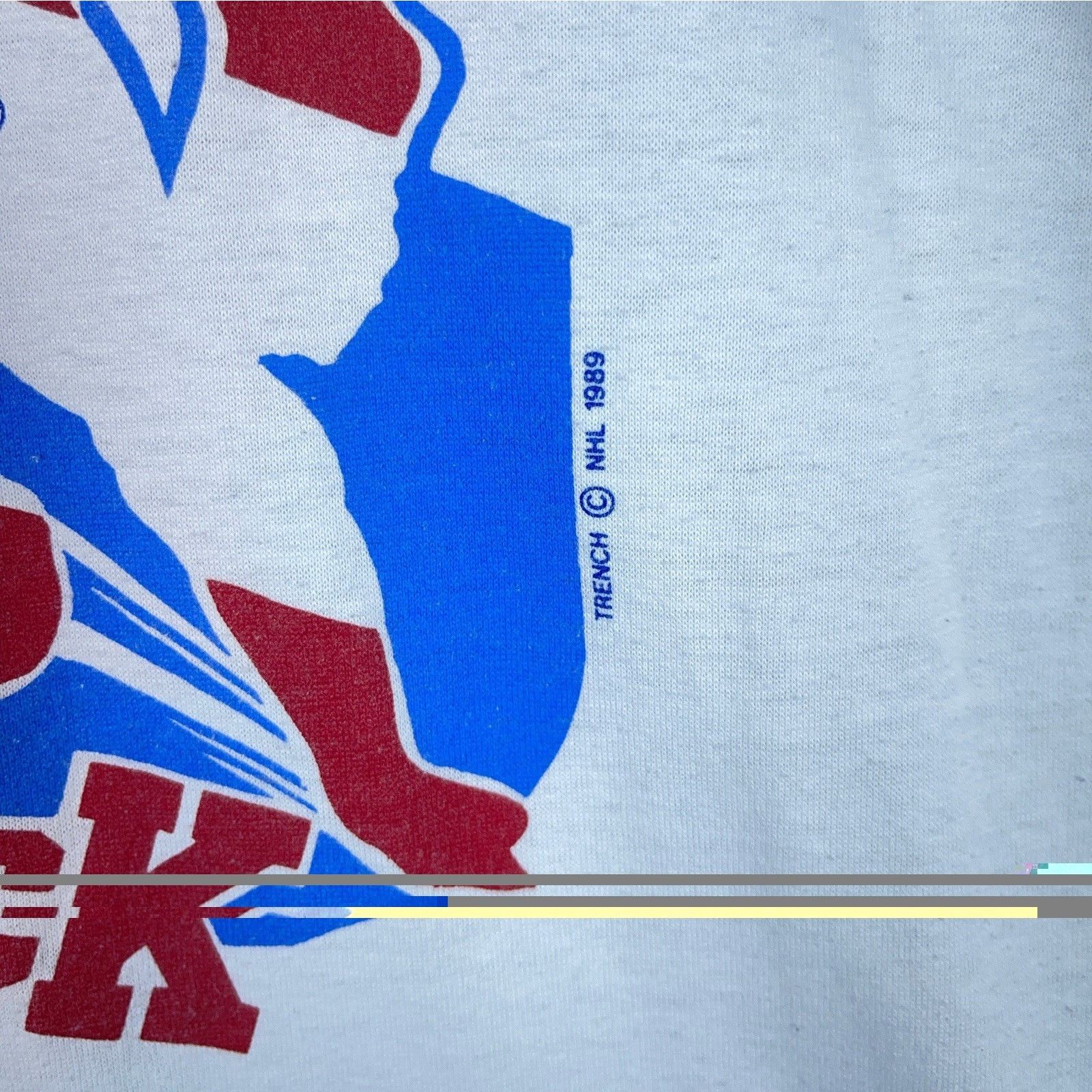 Other Vintage Washington Capitals 1989 Trench T Shirt Single Stitc Size US M / EU 48-50 / 2 - 4 Thumbnail