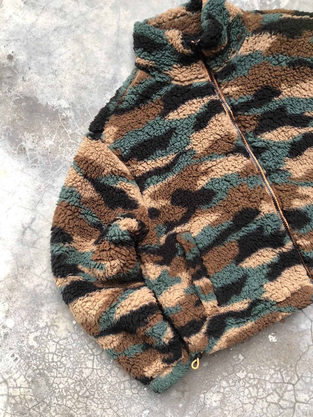 If Six Was Nine × Japanese Brand H&m Japanese Brand Camo Sherpa Fullzipper Jacket Size US M / EU 48-50 / 2 - 5 Thumbnail