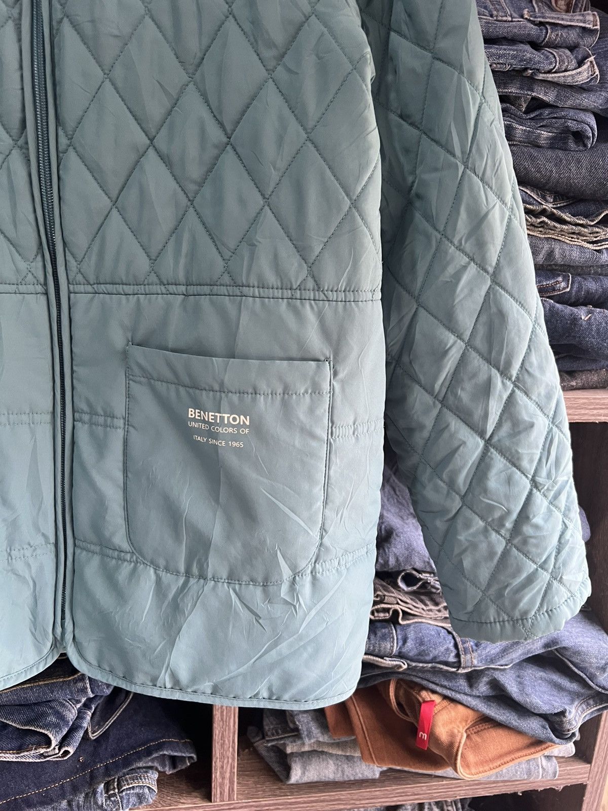United Colors Of Benetton 🔥Stile Benetton United Colors of Benetton Quilted Jacket Size S / US 4 / IT 40 - 7 Thumbnail