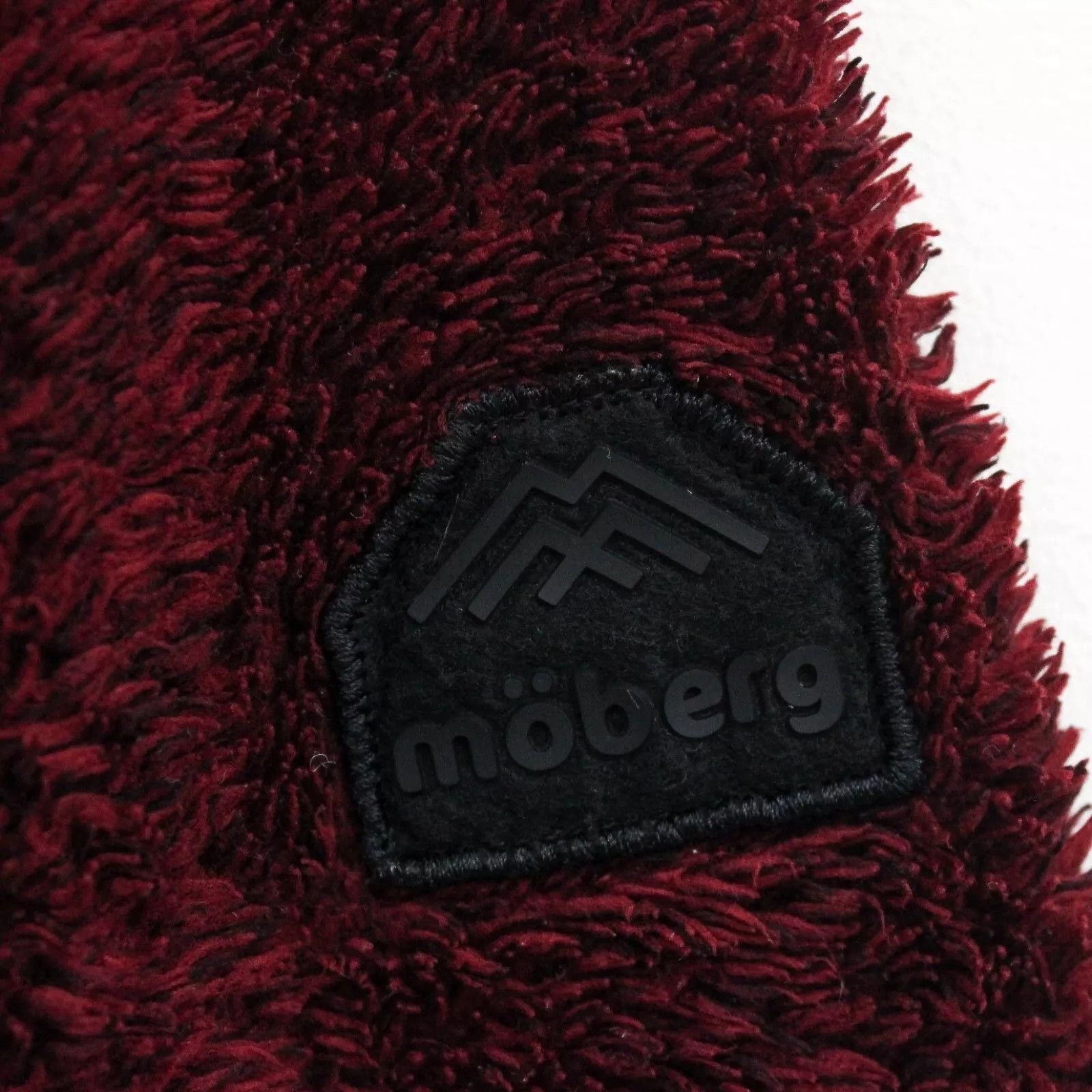 Other MOBERG Womens S Fleece Jumper Sweatshirt Fluffy Burgundy Size S / US 4 / IT 40 - 5 Thumbnail