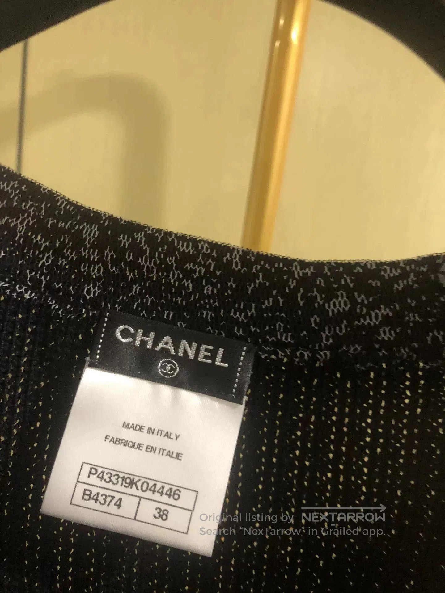 Chanel Chanel Black Dress with Lace Trim. Size S / US 4 / IT 40 - 6 Thumbnail