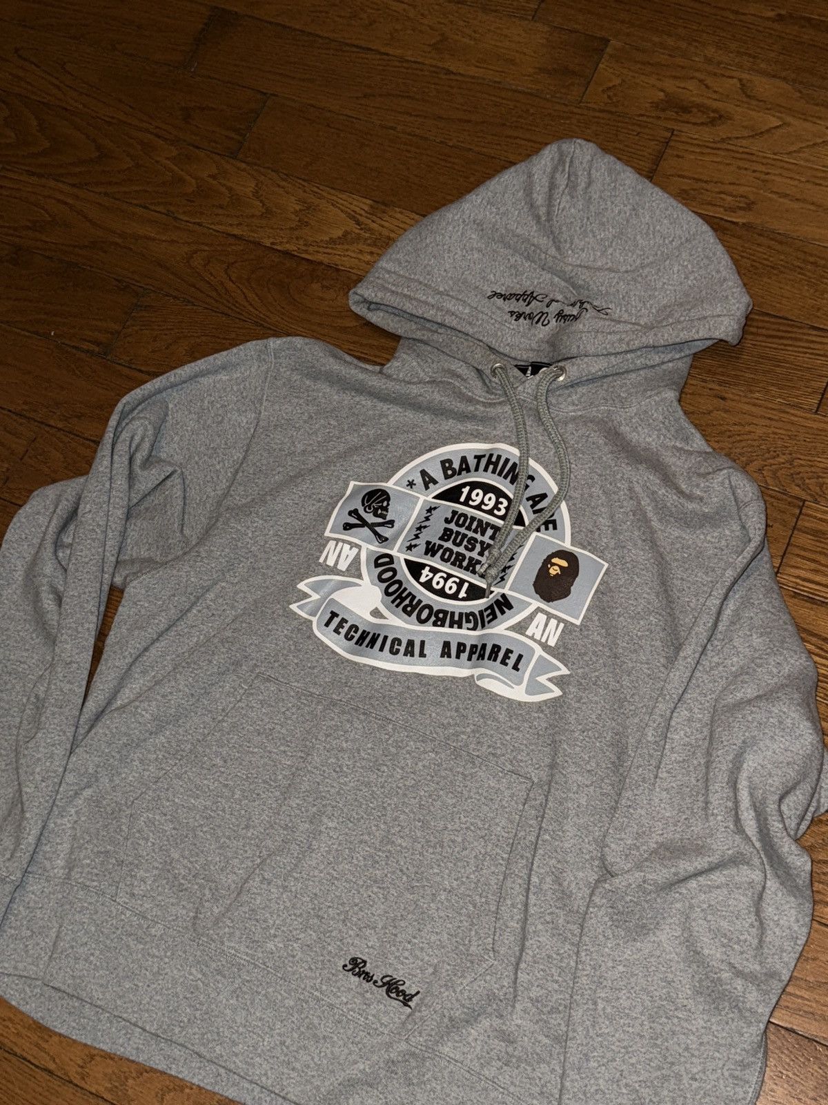 Bape Bape x neighborhood relaxed fit pullover hoodie Size US L / EU 52-54 / 3 - 1 Thumbnail