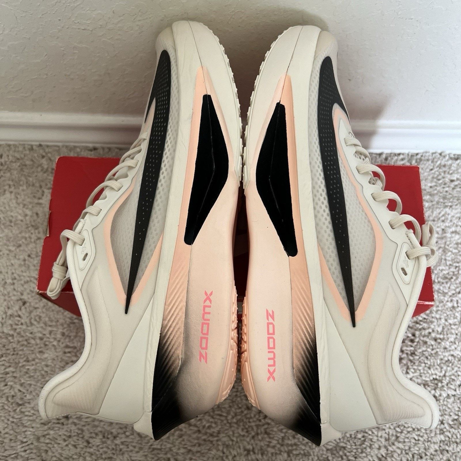 Nike Nike Zoom Fly 6 Crimson Tint Ivory Running Sneaker Size 12.5 Size US 12.5 / EU 45-46 - 7 Thumbnail