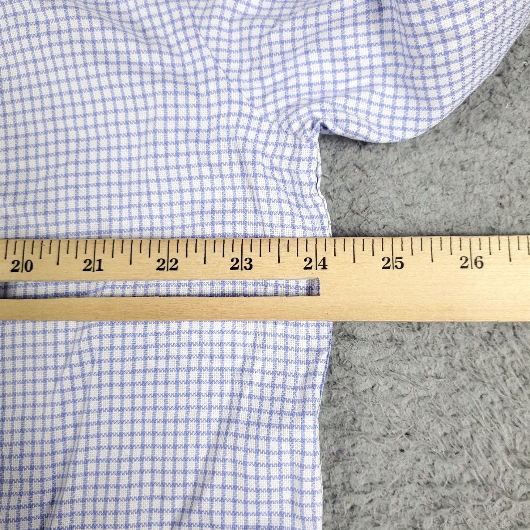 Tommy Hilfiger Tommy Hilfiger Shirt Men Large Blue Check Button-Up Long Sleeve Casual Mens Size US L / EU 52-54 / 3 - 5 Thumbnail