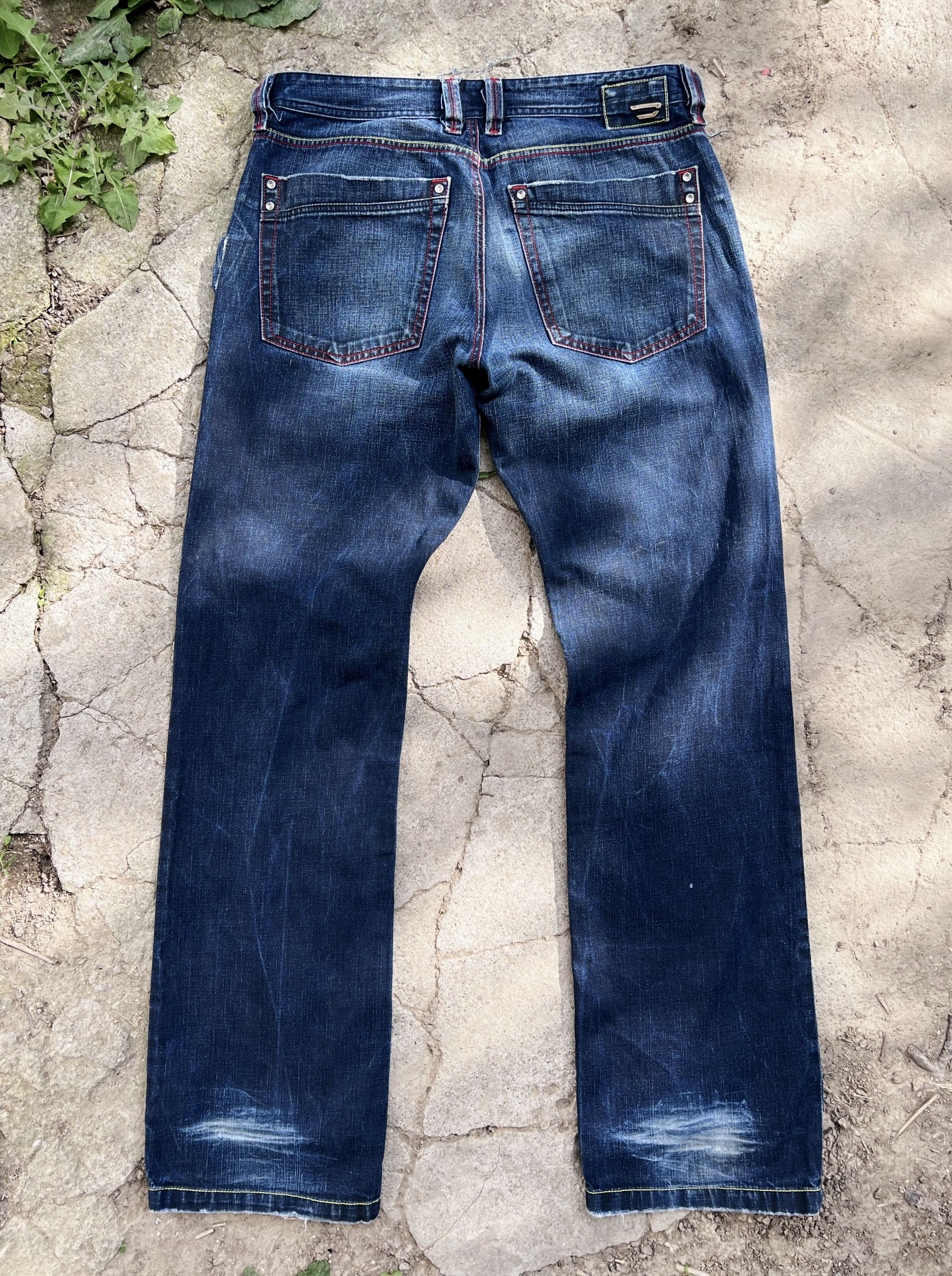 Diesel Y2K Vintage Diesel Flared Baggy Distressed Denim Jeans Size US 34 / EU 50 - 13 Thumbnail
