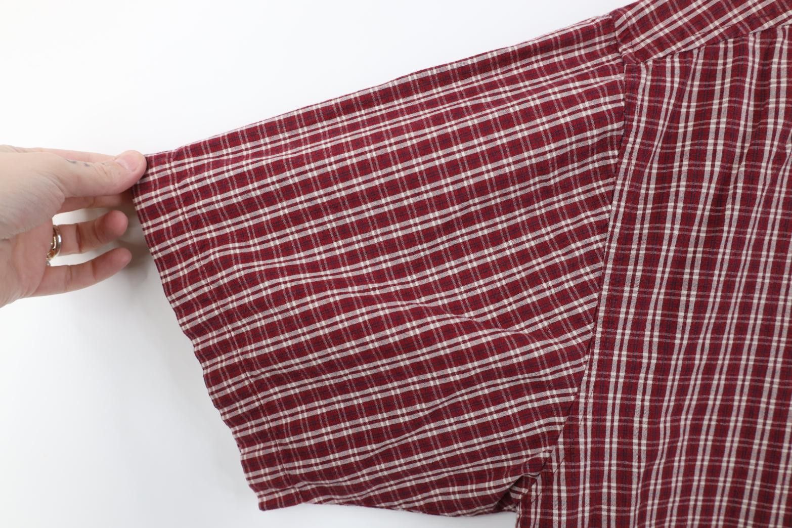 Vintage Vintage 90s Y2K Streetwear Short Sleeve Button Shirt Plaid Size US XL / EU 56 / 4 - 6 Thumbnail