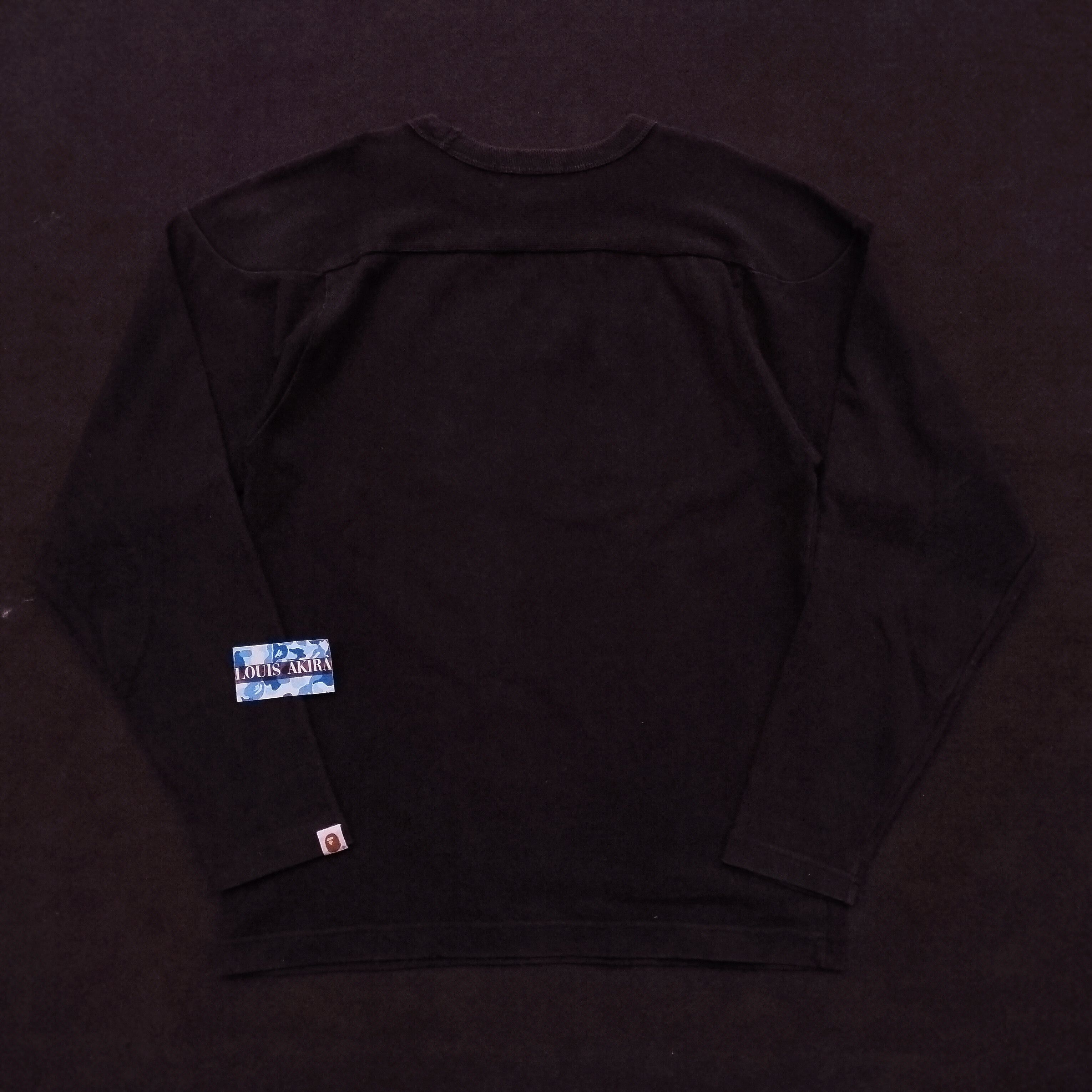 Bape 2000's Vintage Bape Long Sleeve Tee Size US S / EU 44-46 / 1 - 3 Thumbnail