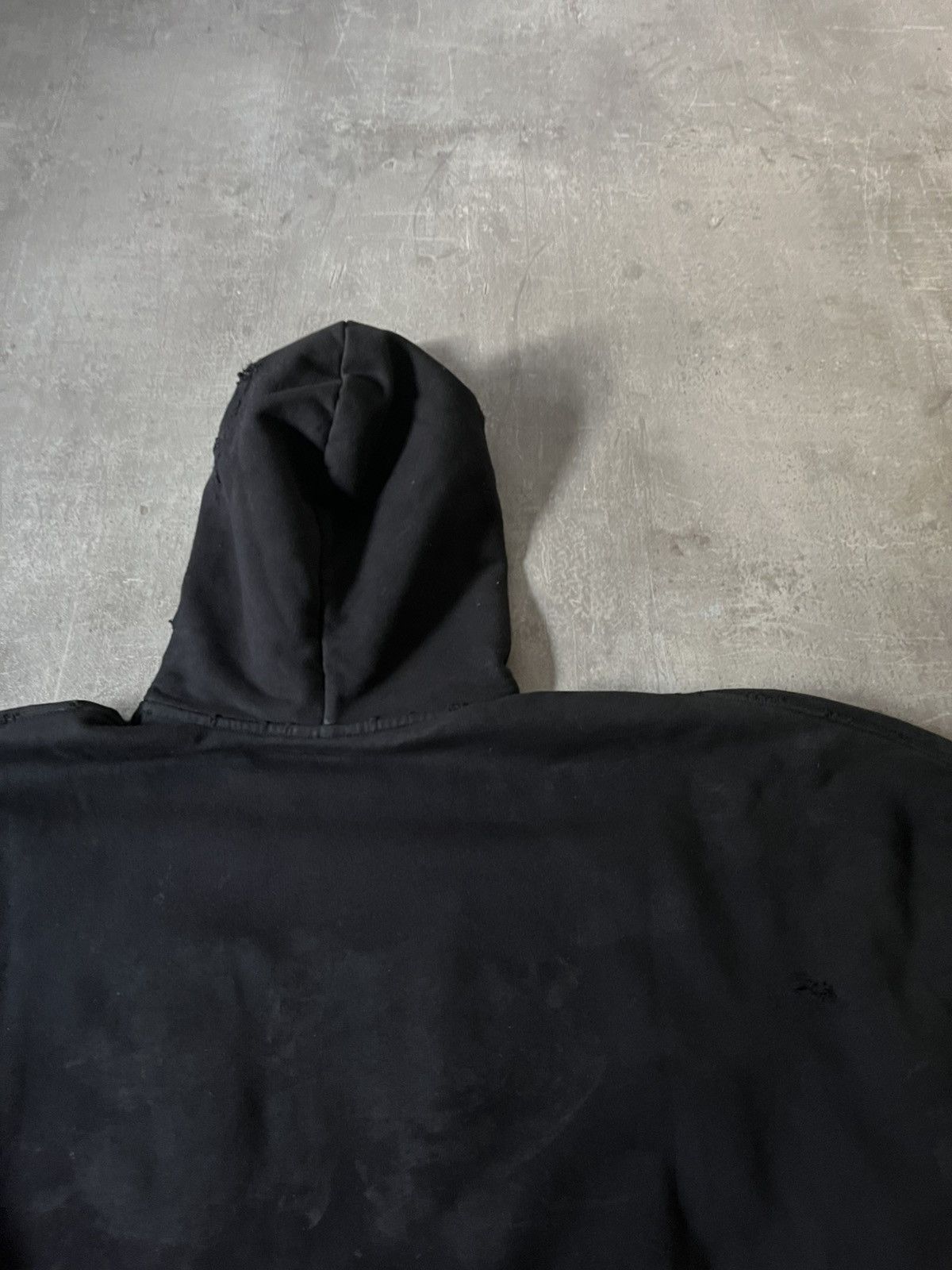 Balenciaga Balenciaga Skater hoodie black distressed rare Size US XL / EU 56 / 4 - 14 Thumbnail