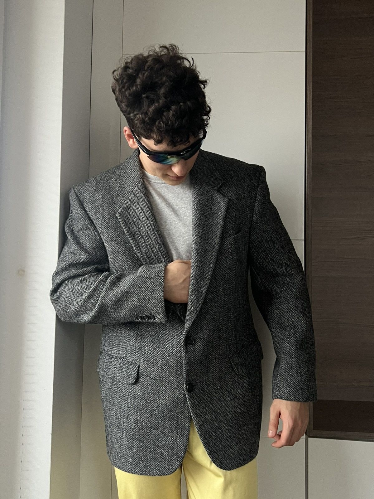 Harris Tweed × Vintage ‼️Vintage Harris Tweed 100% Wool/Viscose Luxury Blazer‼️ Size 44R - 12 Thumbnail
