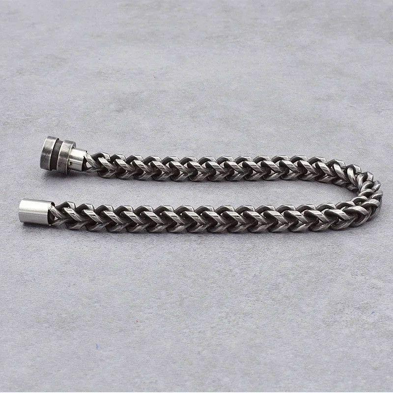 Other Black Chain Link Bracelet Handmade Size ONE SIZE - 2 Thumbnail