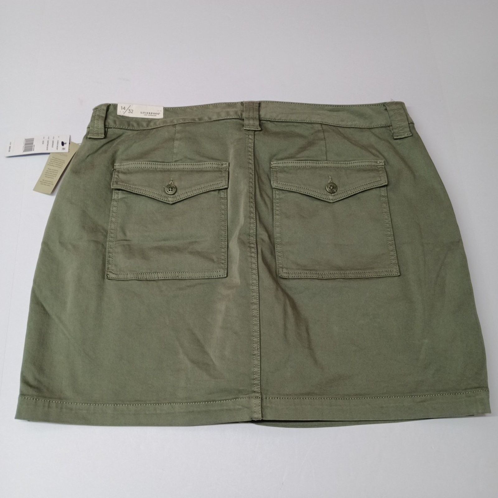 Other Liverpool Women Skort Size 14/32 Martini Olive Cargo Stretch Size 36" / US 14 / IT 50 - 7 Thumbnail