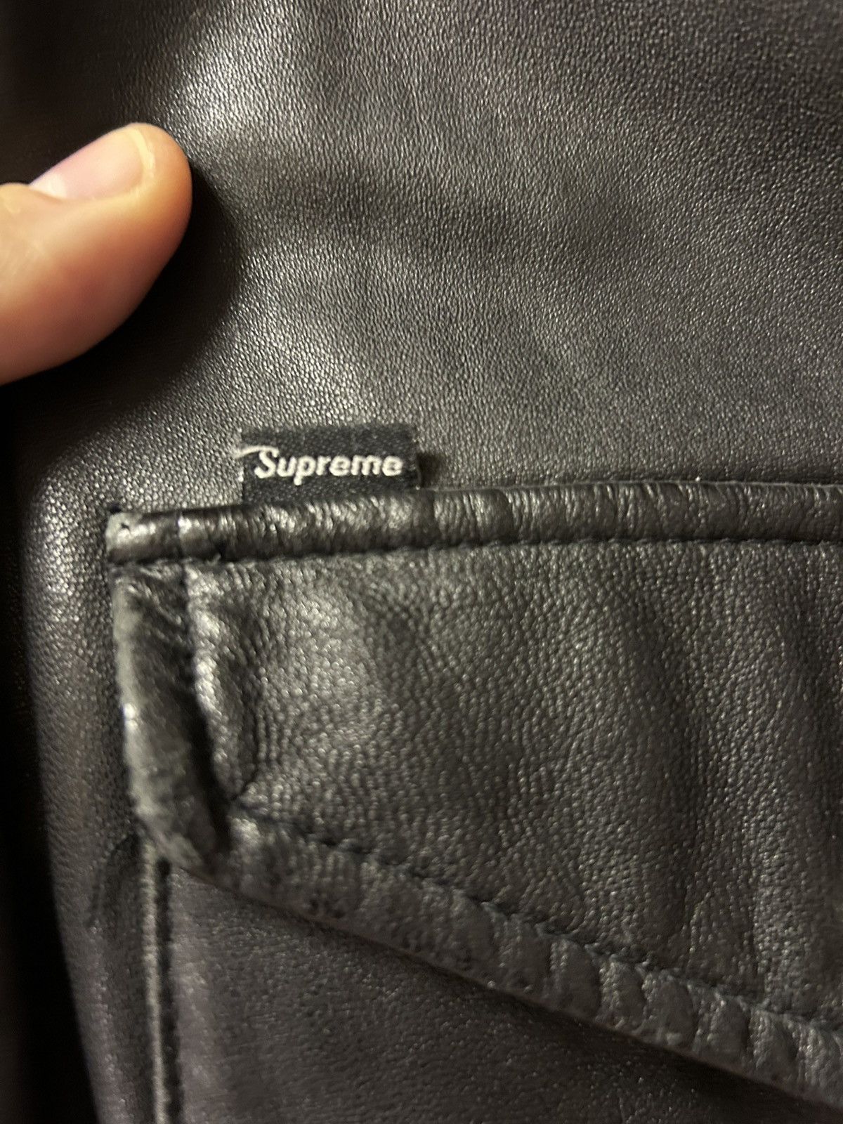 Supreme Supreme Leather Bomber Jacket Fall/Winter 2007 Size US XL / EU 56 / 4 - 8 Thumbnail