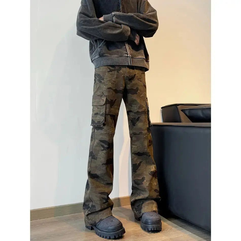 Japanese Brand Retro loose hip-hop straight leg jeans Size US 30 / EU 46 - 3 Thumbnail