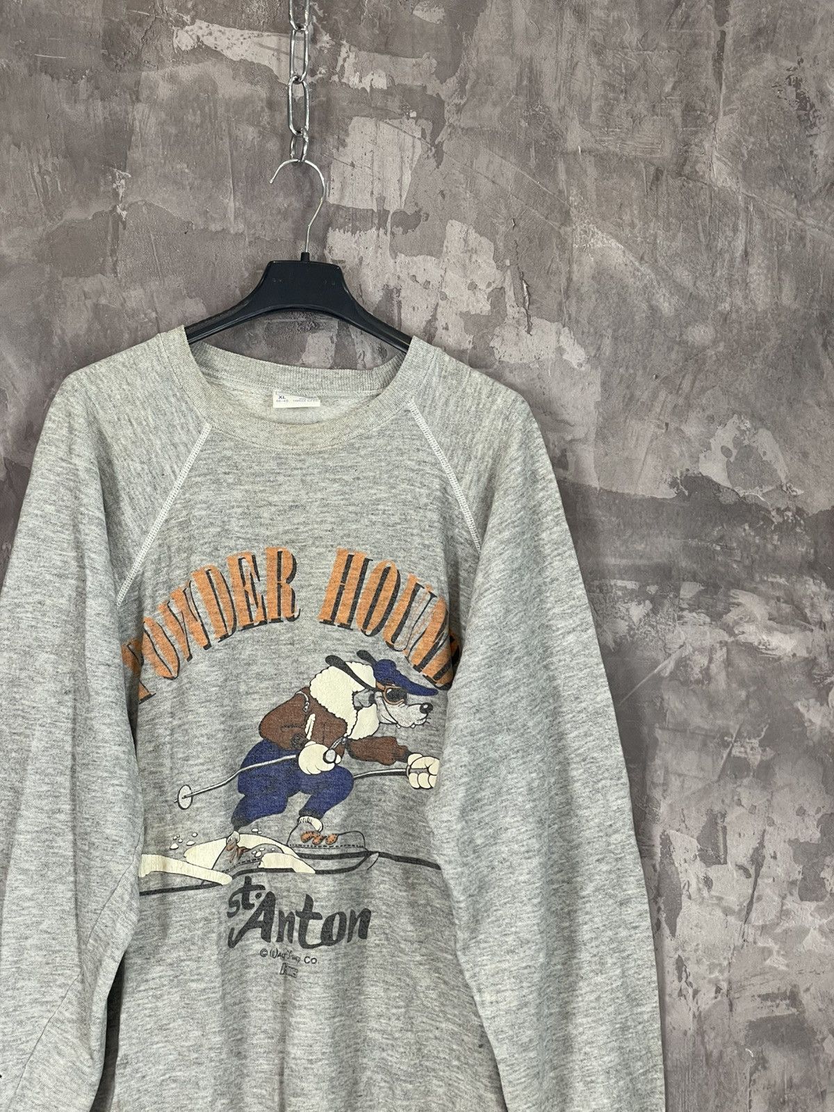 Hanes Vintage 90s Disney St.Anton Ski Y2K Crewneck Sweatshirt Size US XL / EU 56 / 4 - 4 Thumbnail