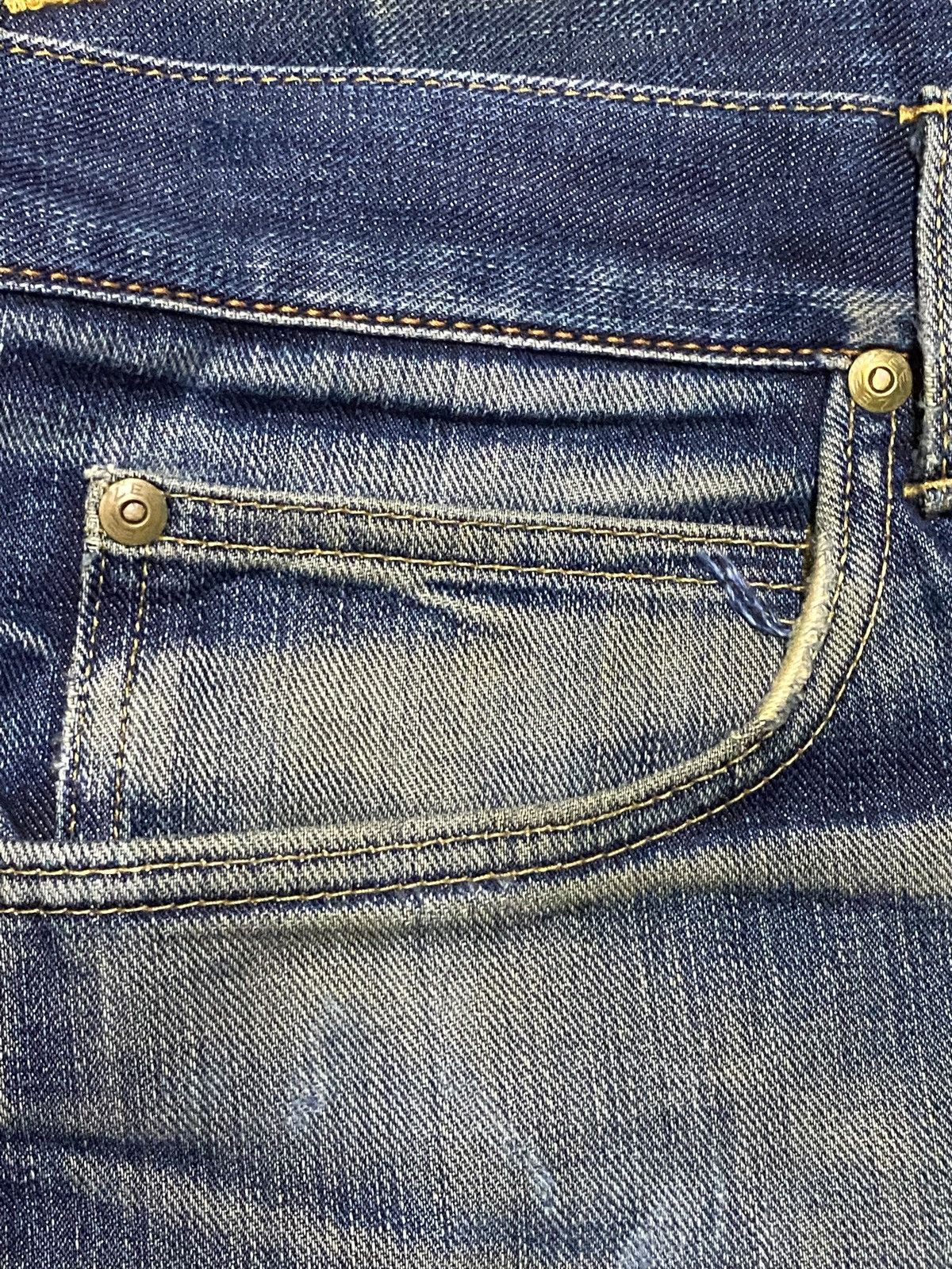 PPFM Vintage Lee Exclusive For RFAMS Faded Wash Loose Jeans Size US 35 - 8 Thumbnail