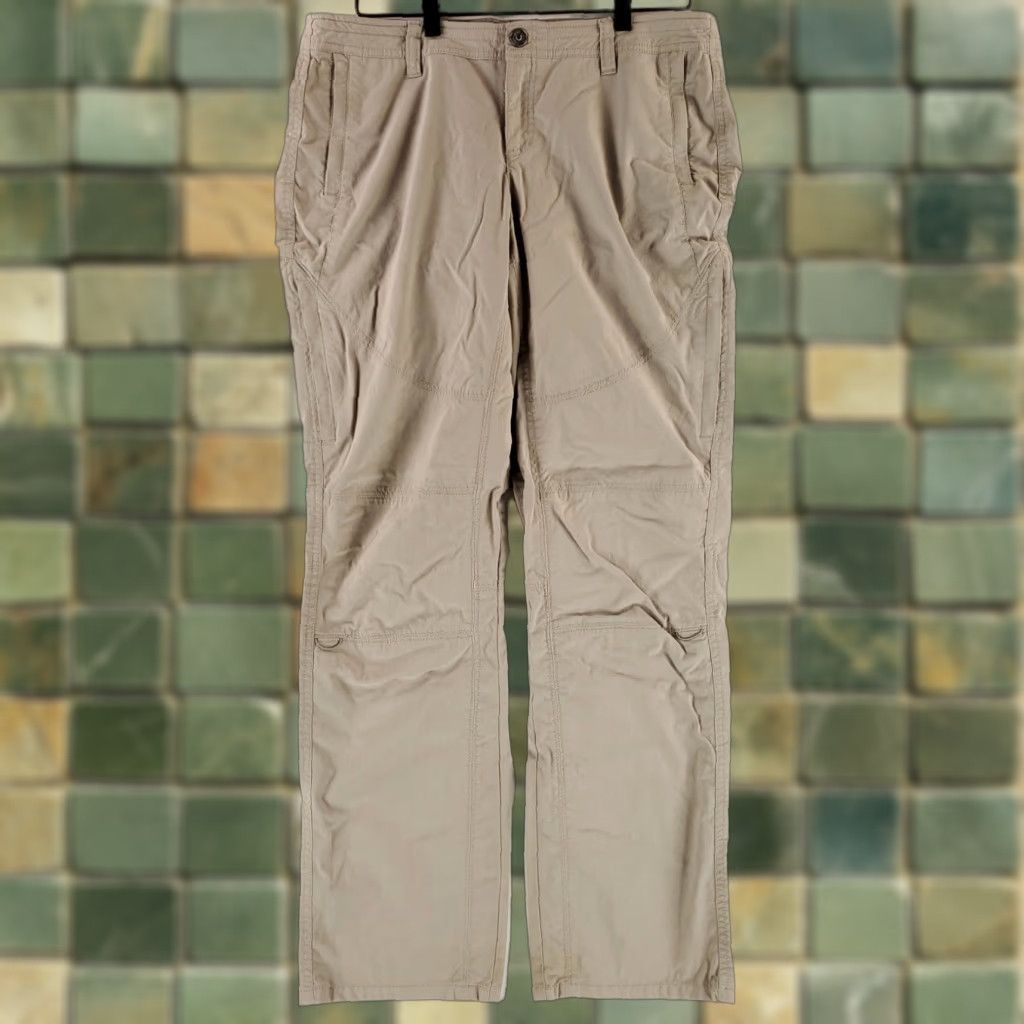 Vintage Kuhl Spire Roll Up Legendary Splash Pants Brown Womens 12 (34x32 Actual) Size 34" / US 12 / IT 48 - 1 Thumbnail