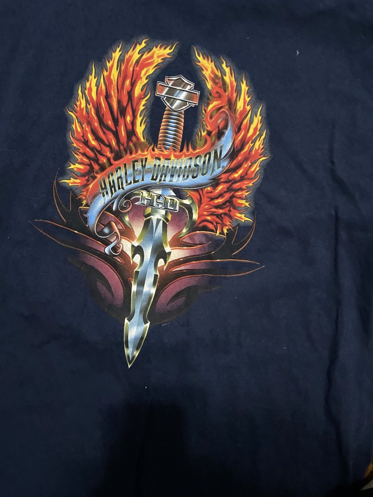 Harley Davidson × Vintage Vintage Harley Davidson t shirt Size US XL / EU 56 / 4 - 4 Thumbnail