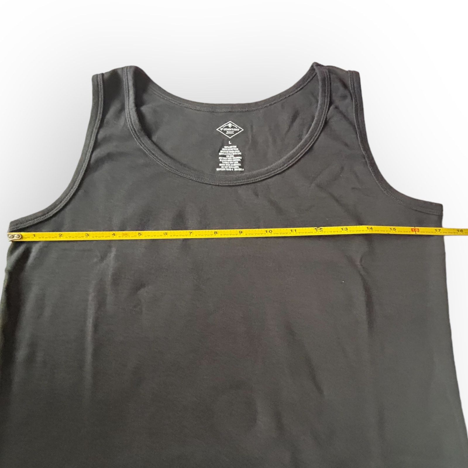 St. Johns Bay Womens Black St. Johns Bay Tank Top | Size Large Size L / US 10 / IT 46 - 3 Thumbnail
