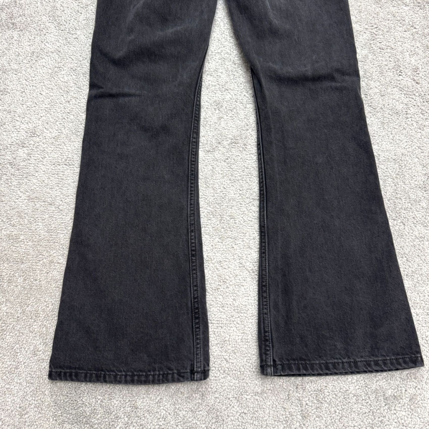 Everlane Everlane The Slouch Bootcut Denim Jeans Womens 23 Black Mid Rise Cotton Blend Jeans Slim Bootcut City Streetwear Size 40" / US 18 - 3 Thumbnail