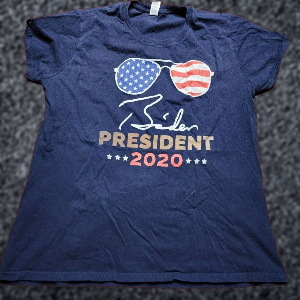 Delta Womens L Joe Biden President 2020 Presidential Campaign T Shirt USA T-Shirt Size L / US 10 / IT 46 - 1 Thumbnail