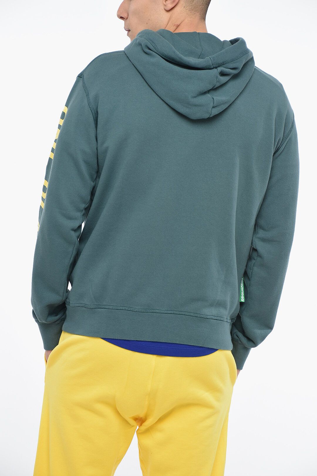 Dsquared2 og1mm0424 One Life One Planet Olop Hoodie in Dark Green Size US XS / EU 42 / 0 - 2 Thumbnail