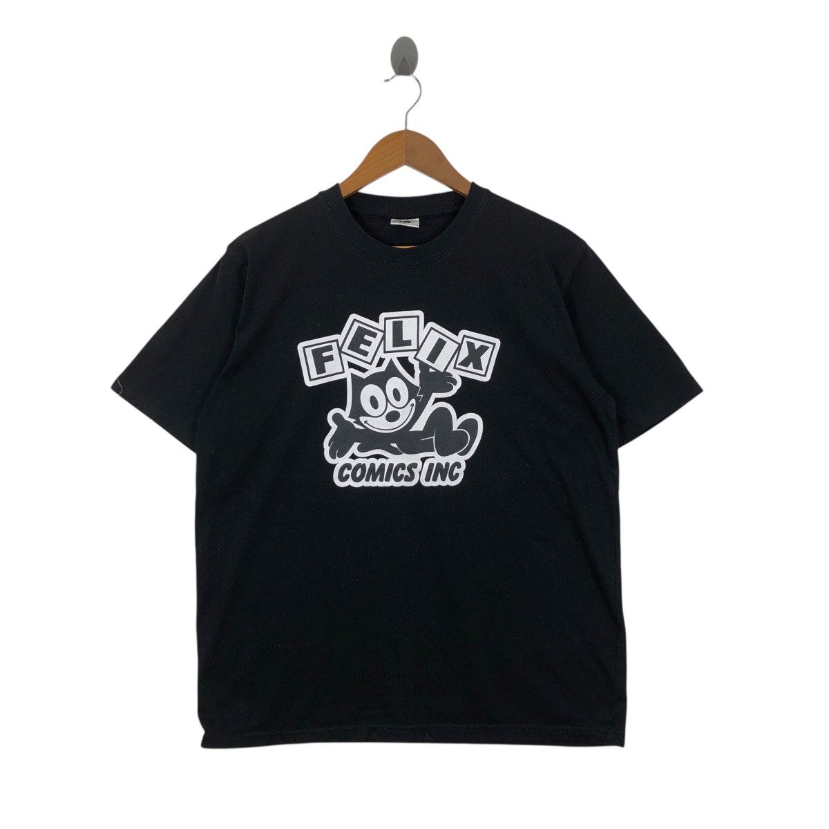 Cartoon Network Felix The Cat T-Shirt Big Logo Cartoon Animation Size US L / EU 52-54 / 3 - 1 Thumbnail