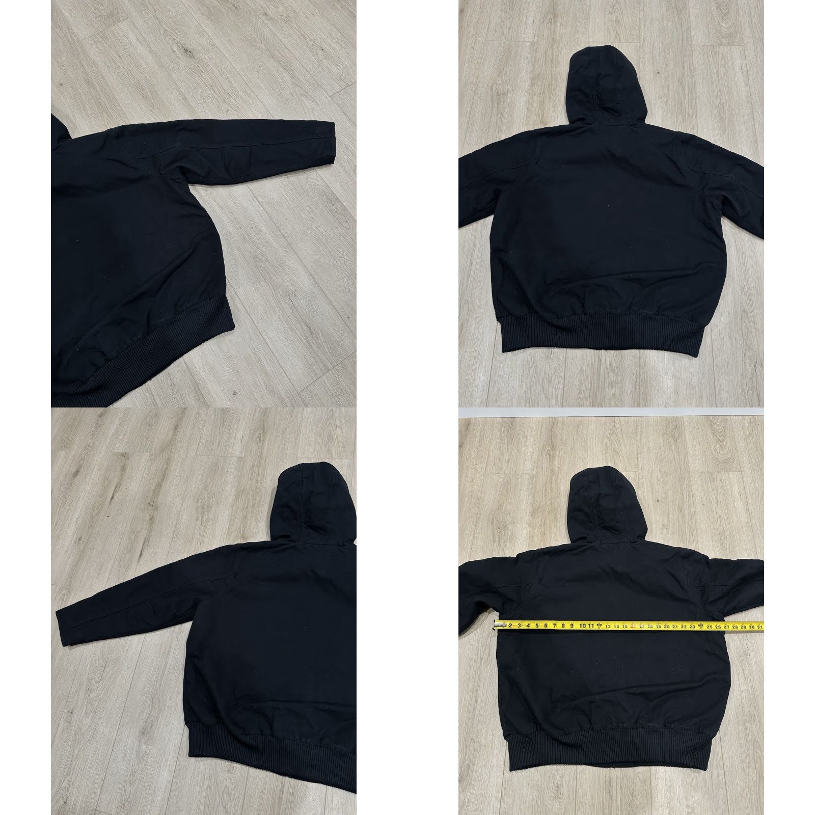 Carhartt NWT Carhartt J140-W Women’s 2XL Black Quilted Lined Hooded Jacket Size XXL / US 16-18 / IT 52-54 - 9 Thumbnail