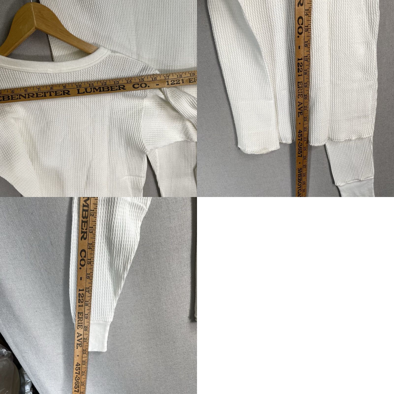 Vintage VINTAGE 1980s Remson White Cotton Blend Ladies Thermal Underwear Shirt M 38-40 USA Womens Size M / US 6-8 / IT 42-44 - 10 Thumbnail
