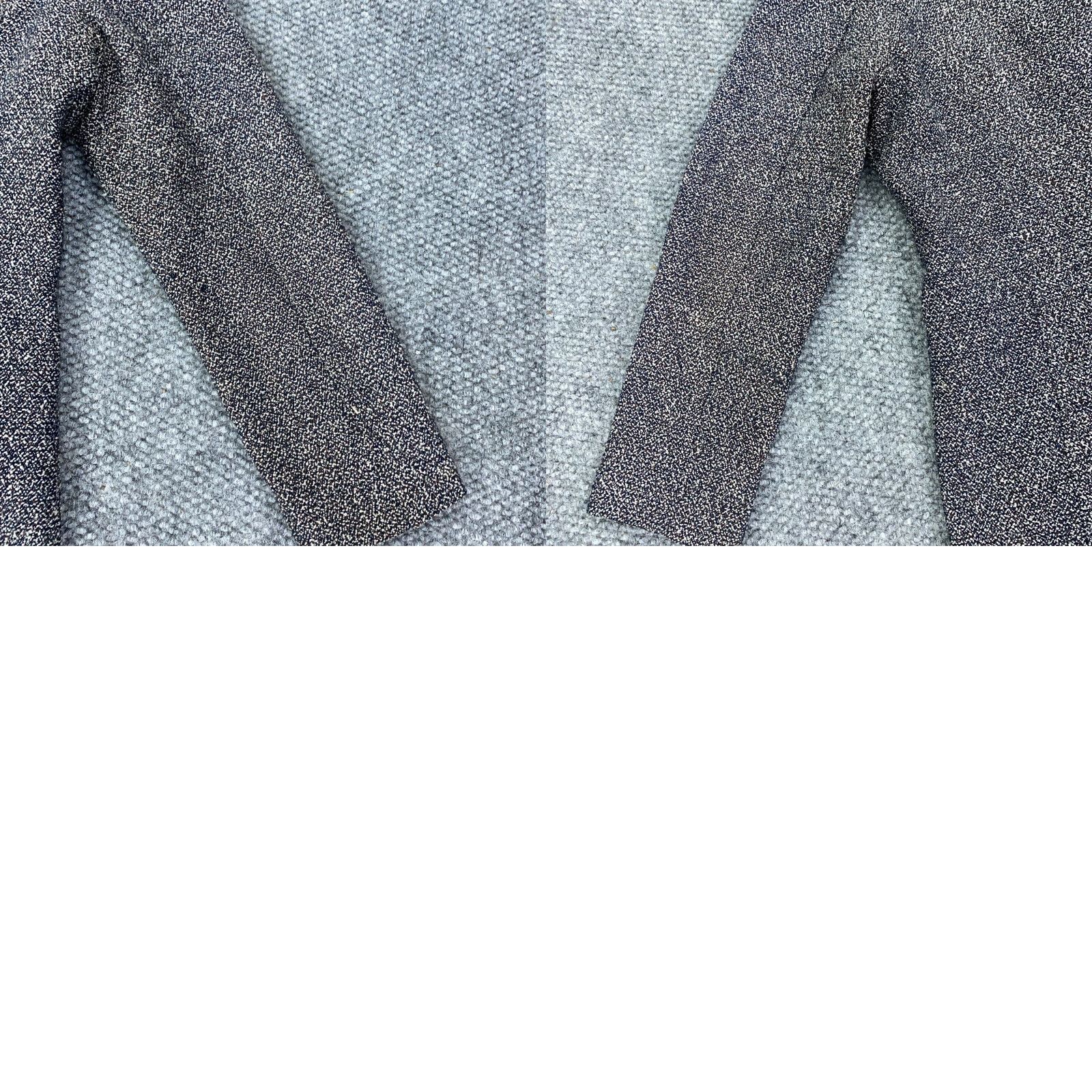 Vintage VINTAGE Newport News Blazer Womens Size 6 Gray Black & White Speckled Knit Jacket, Classic, 6, Gray, Blazer, Womens Size M / US 6-8 / IT 42-44 - 10 Thumbnail