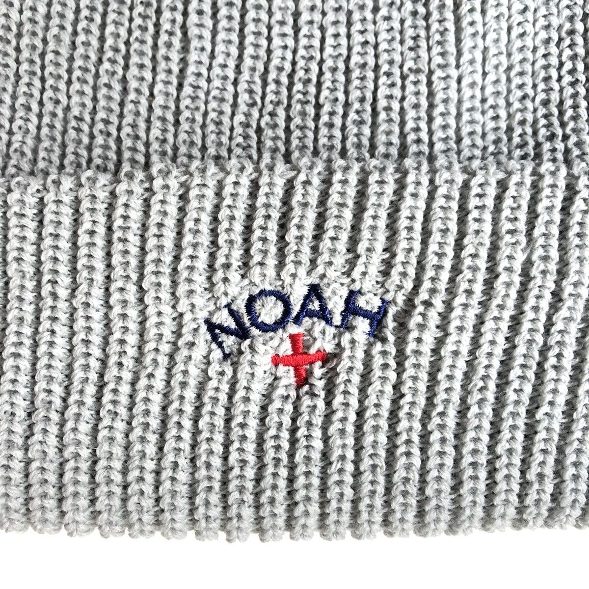 Noah Noah Core Logo Beanie Light Gray Size ONE SIZE - 2 Thumbnail