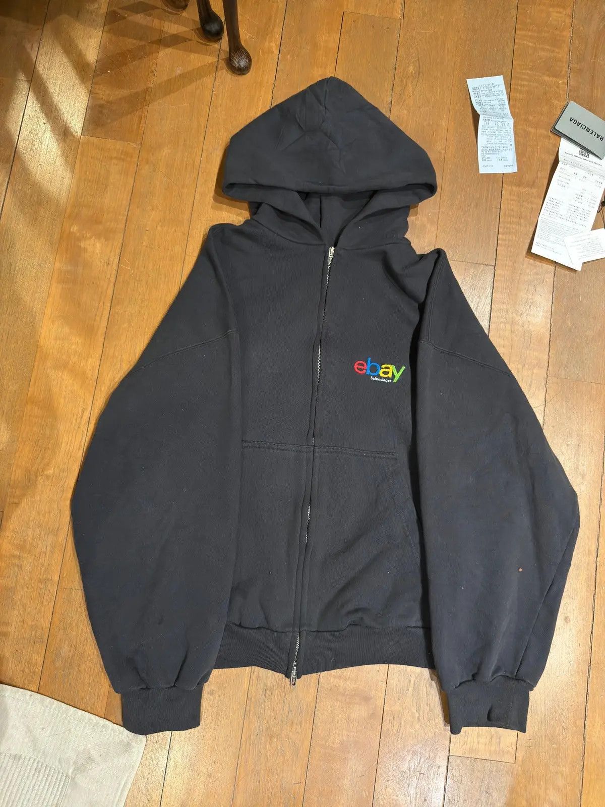 Balenciaga Ebay Zip-Up Hoodie | Grailed