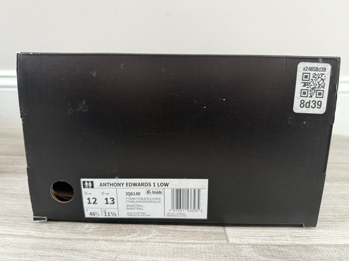 Adidas adidas AE 1 Low Best of adi 2.0 White Black Lucid Red Sz 12 Size US 12 / EU 45 - 12 Thumbnail