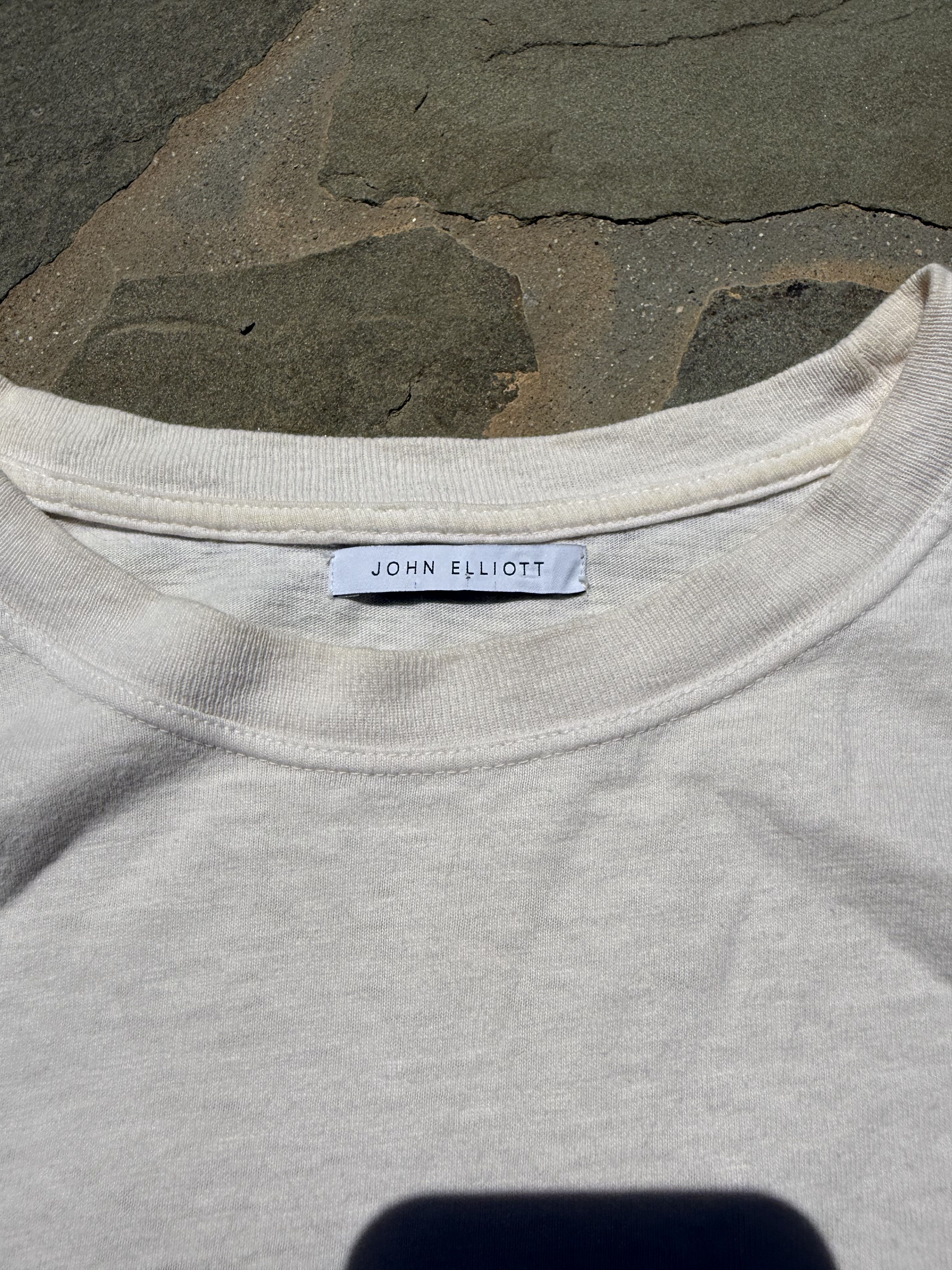 John Elliott White John Elliot Tee Size US L / EU 52-54 / 3 - 3 Thumbnail