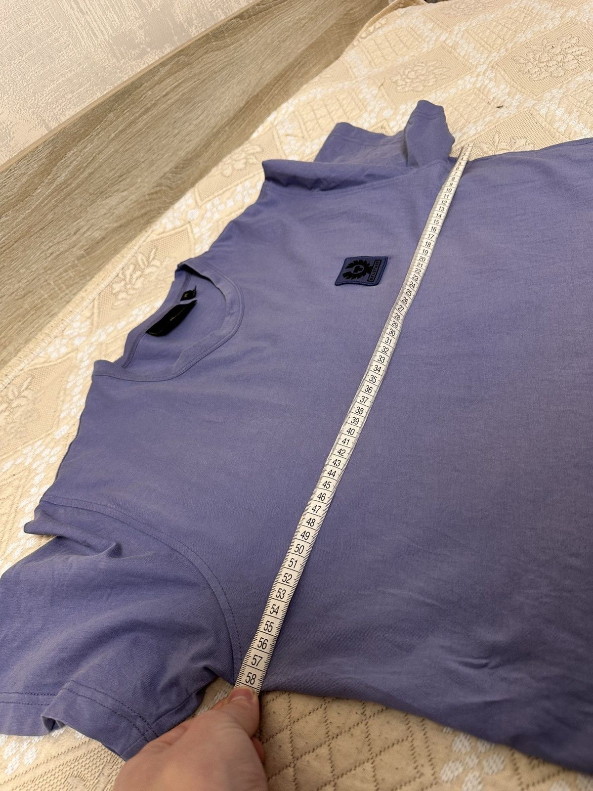 Belstaff 🔥 Belstaff Logo Purple T Shirt Faded Washed Y2K Streetwear Size US XL / EU 56 / 4 - 10 Thumbnail