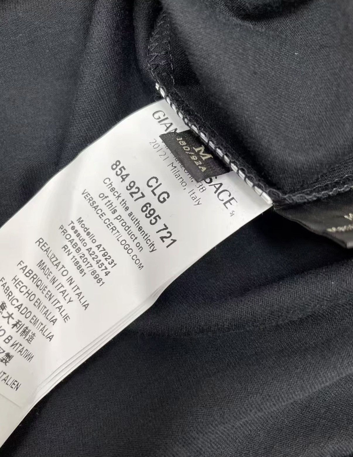 Versace VERSACE Mainline Heavy Embroidered Short Sleeve T-shirt J30 Size US S / EU 44-46 / 1 - 6 Thumbnail
