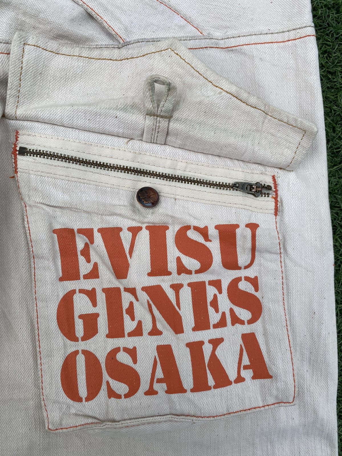 Evisu EVISU GENES OSAKA BY HIDEHIKO YAMANE WITH PINK SELVEDGE Size US 36 / EU 52 - 4 Thumbnail
