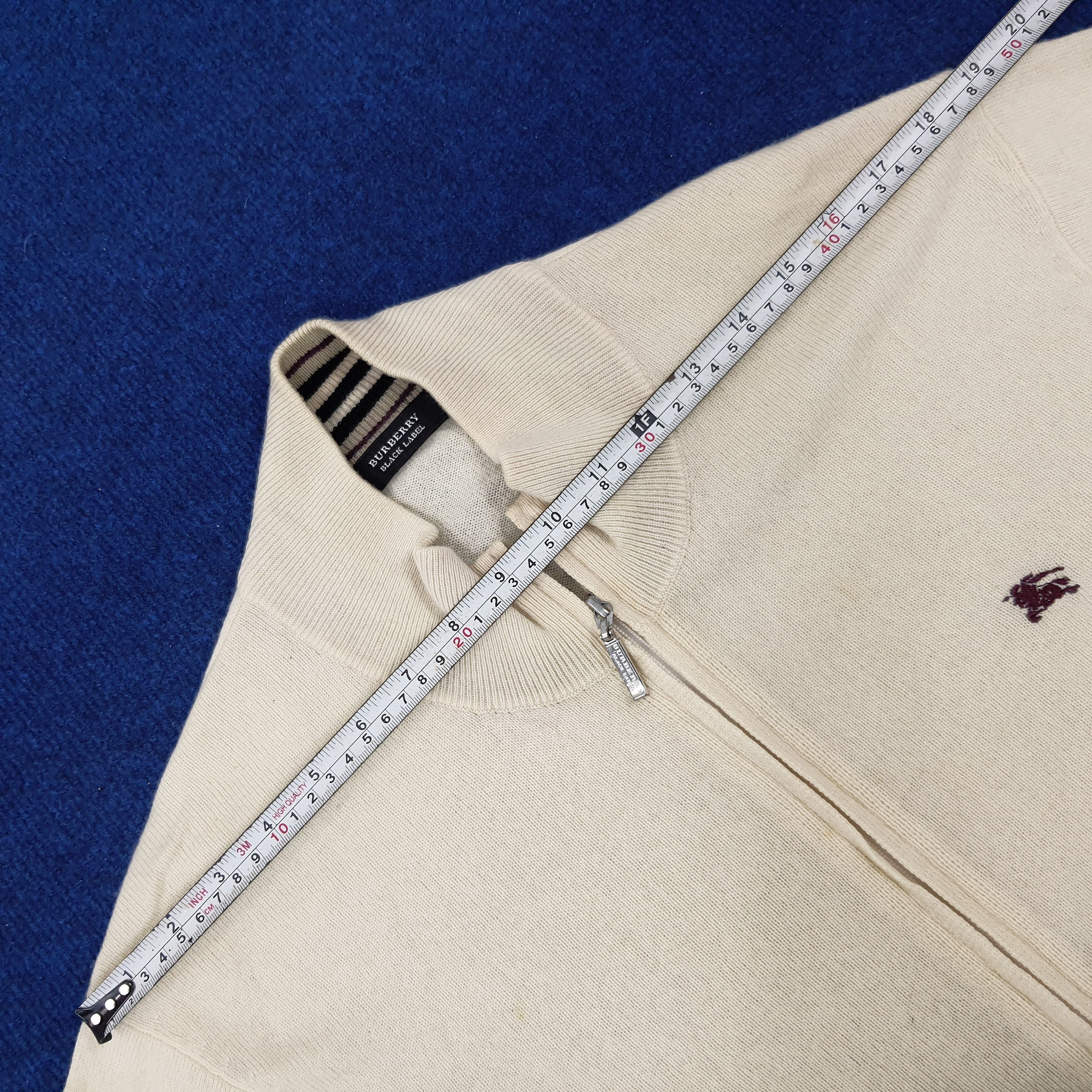 Burberry × Vintage Vintage Burberry Black Label Zipper Sweatshirt Size US S / EU 44-46 / 1 - 10 Thumbnail