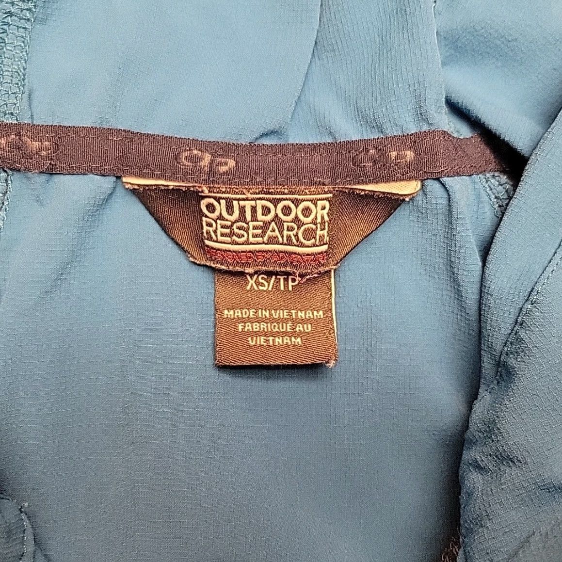 Outdoor Research VINTAGE Outdoor Research Jacket Womens XS Blue Hooded Softshell Hiking Climbing Trail Size XS / US 0-2 / IT 36-38 - 4 Thumbnail