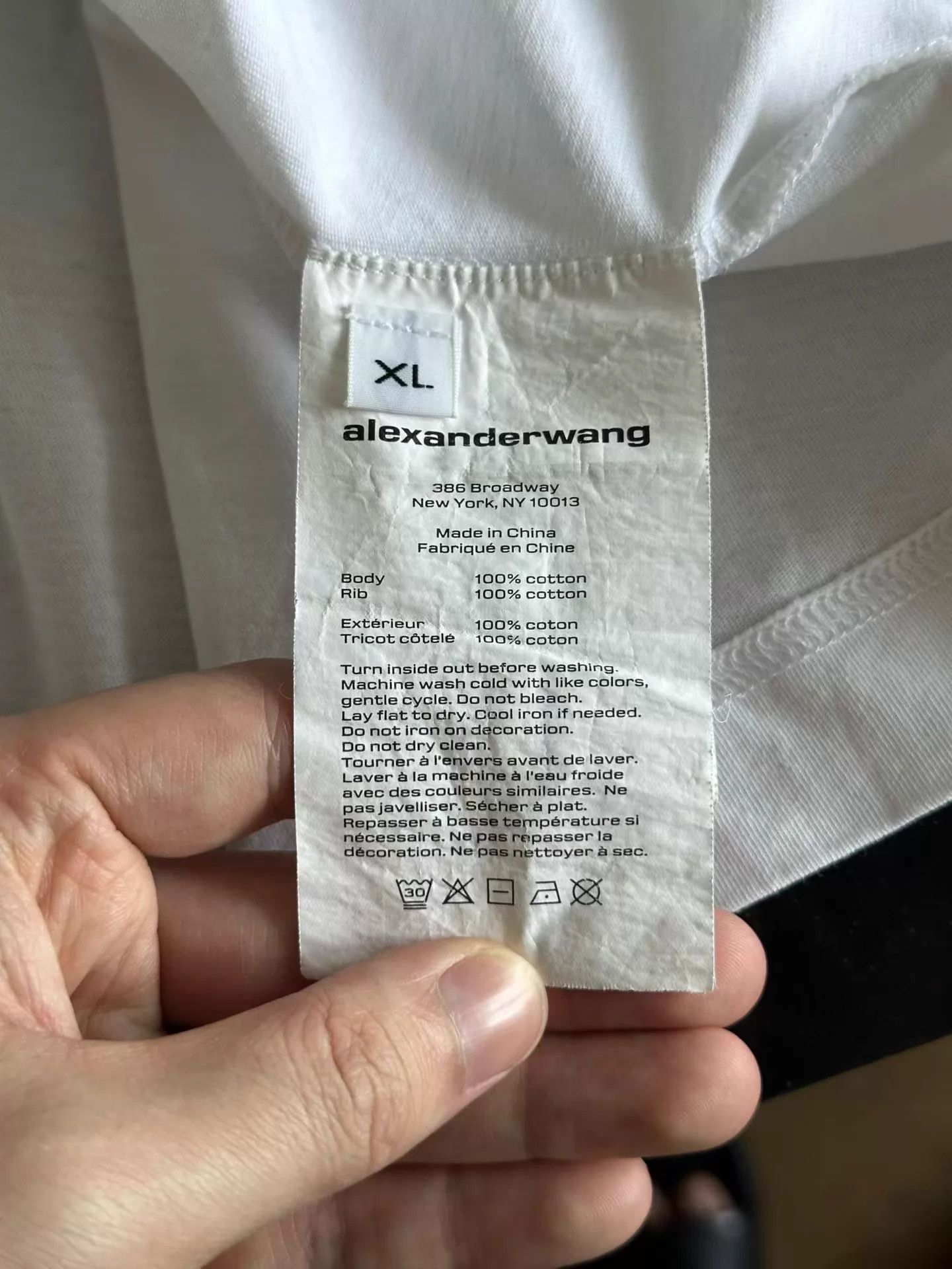 Alexander Wang Alexander Wang short sleeve tee XL 99 New Size US XL / EU 56 / 4 - 4 Thumbnail
