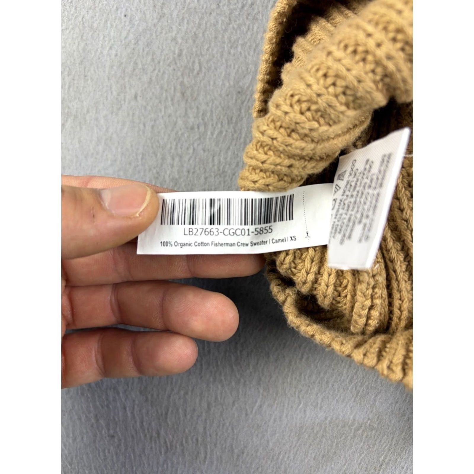 Quince Quince Sweater Womens XS Camel Crew Neck Knit Pullover Raglan Long Sleeve Organic Cotton Tight-Knit Casual Fall Winter Solid PreppyVintage No Size XS / US 0-2 / IT 36-38 - 5 Thumbnail
