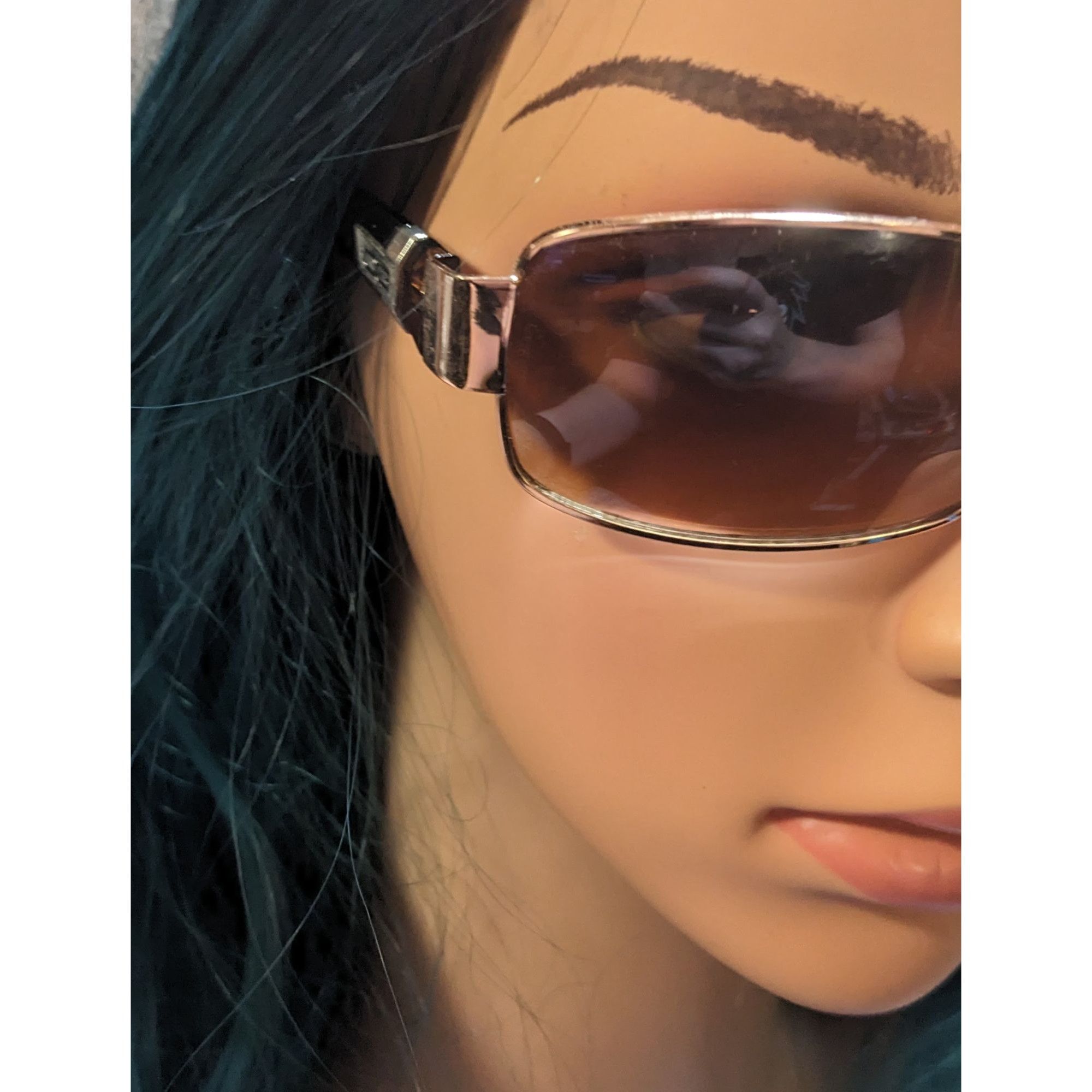Other NY Sunglasses Gold And Wood Look Aviator Sunglasses Size ONE SIZE - 10 Thumbnail