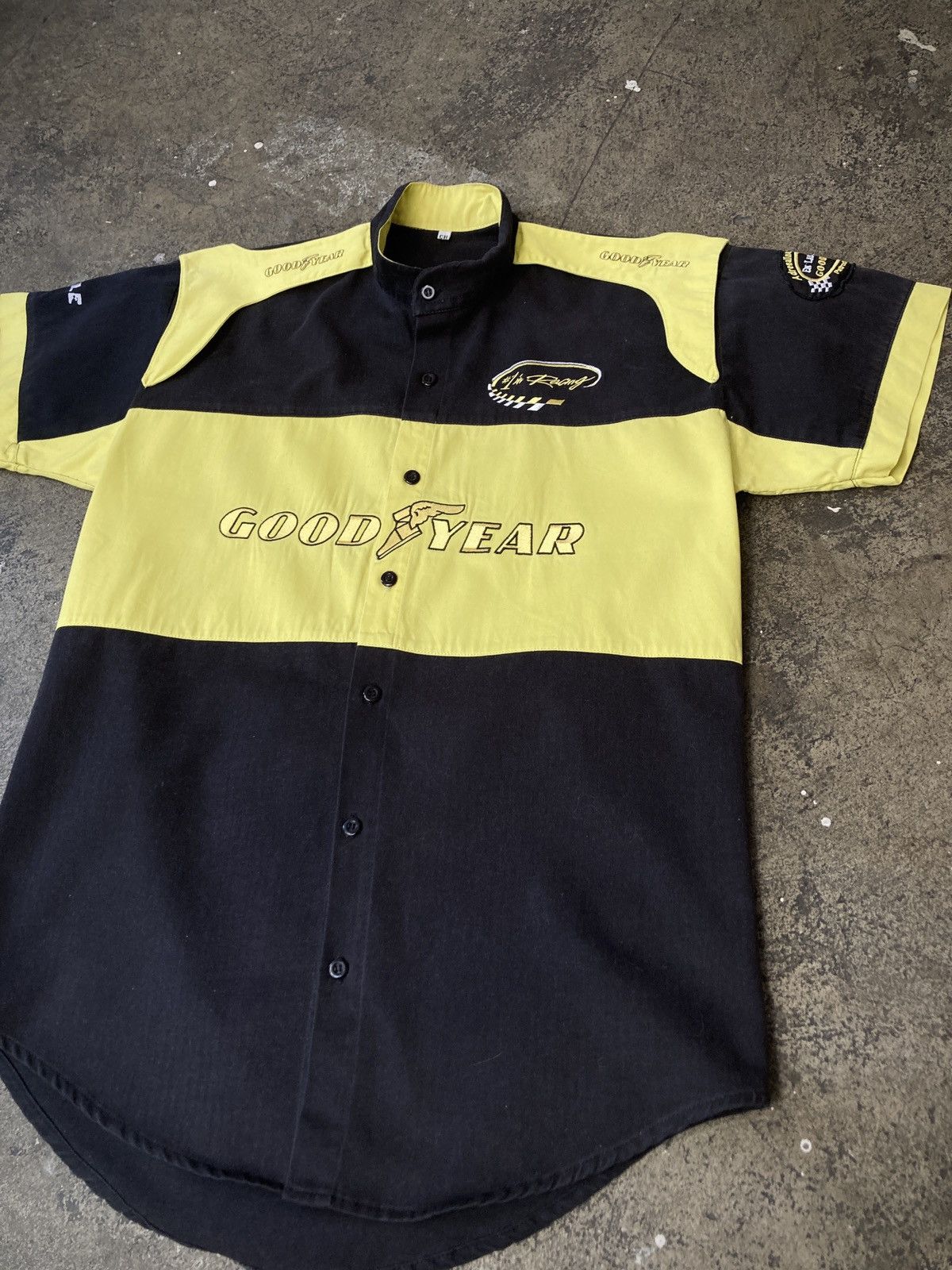 Formula 1 × NASCAR × Vintage Vintage 90s Goodyear Racing Shirt Size US M / EU 48-50 / 2 - 3 Thumbnail