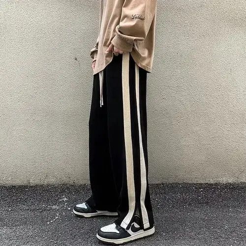 bldthnr Black White Hip Hop Trousers Sweatpants Size US 28 / EU 44 - 1 Thumbnail