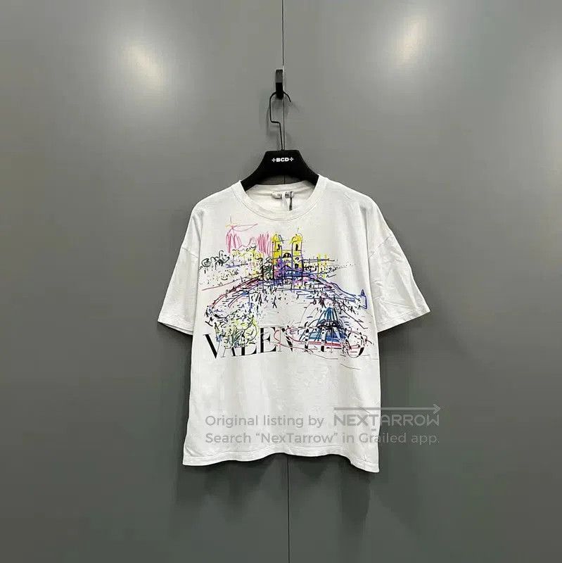 Valentino Valentino Short Sleeve Cotton T-Shirt for Women . Size M / US 6-8 / IT 42-44 - 1 Thumbnail
