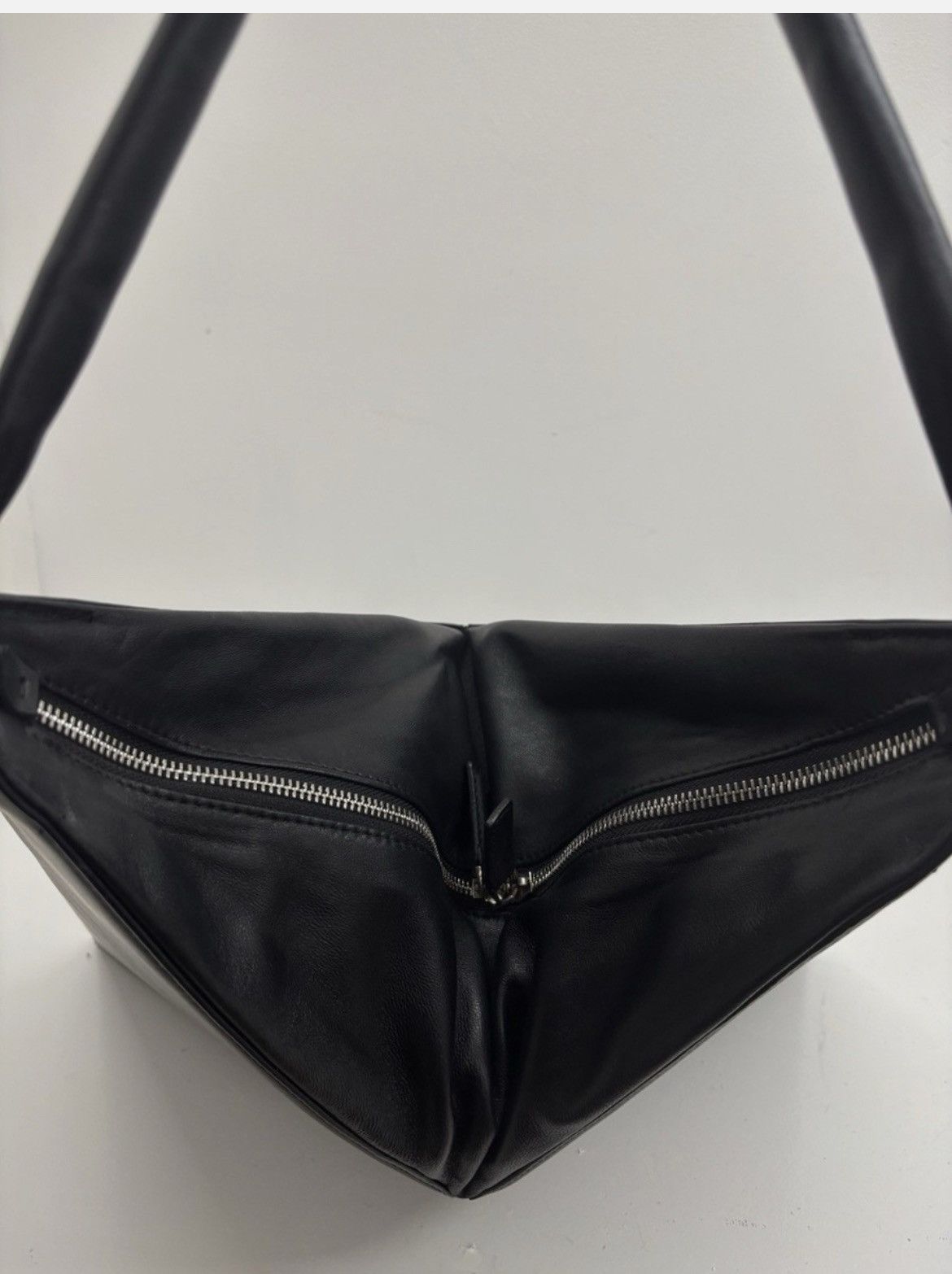 Other Mlouye Black Genuine Leather Hobo Flex Origami Bag Size ONE SIZE - 7 Thumbnail